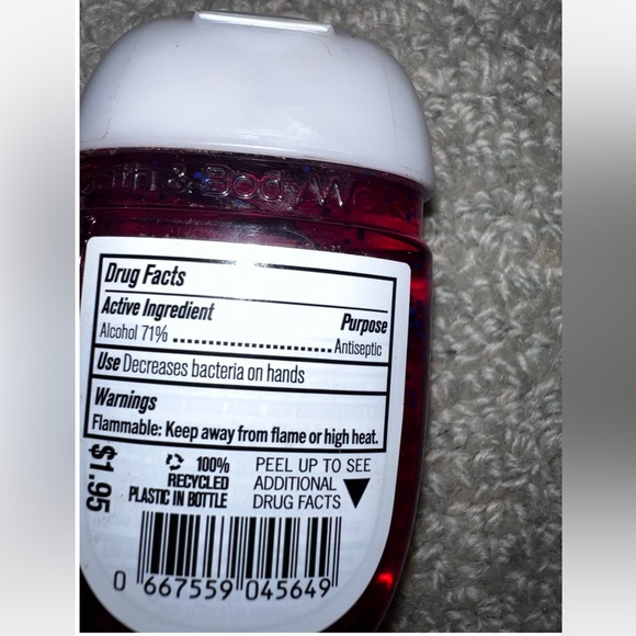 New bath and body works fluffy & rhinestone bling reindeer keychain w/pocket bac - Picture 14 of 16